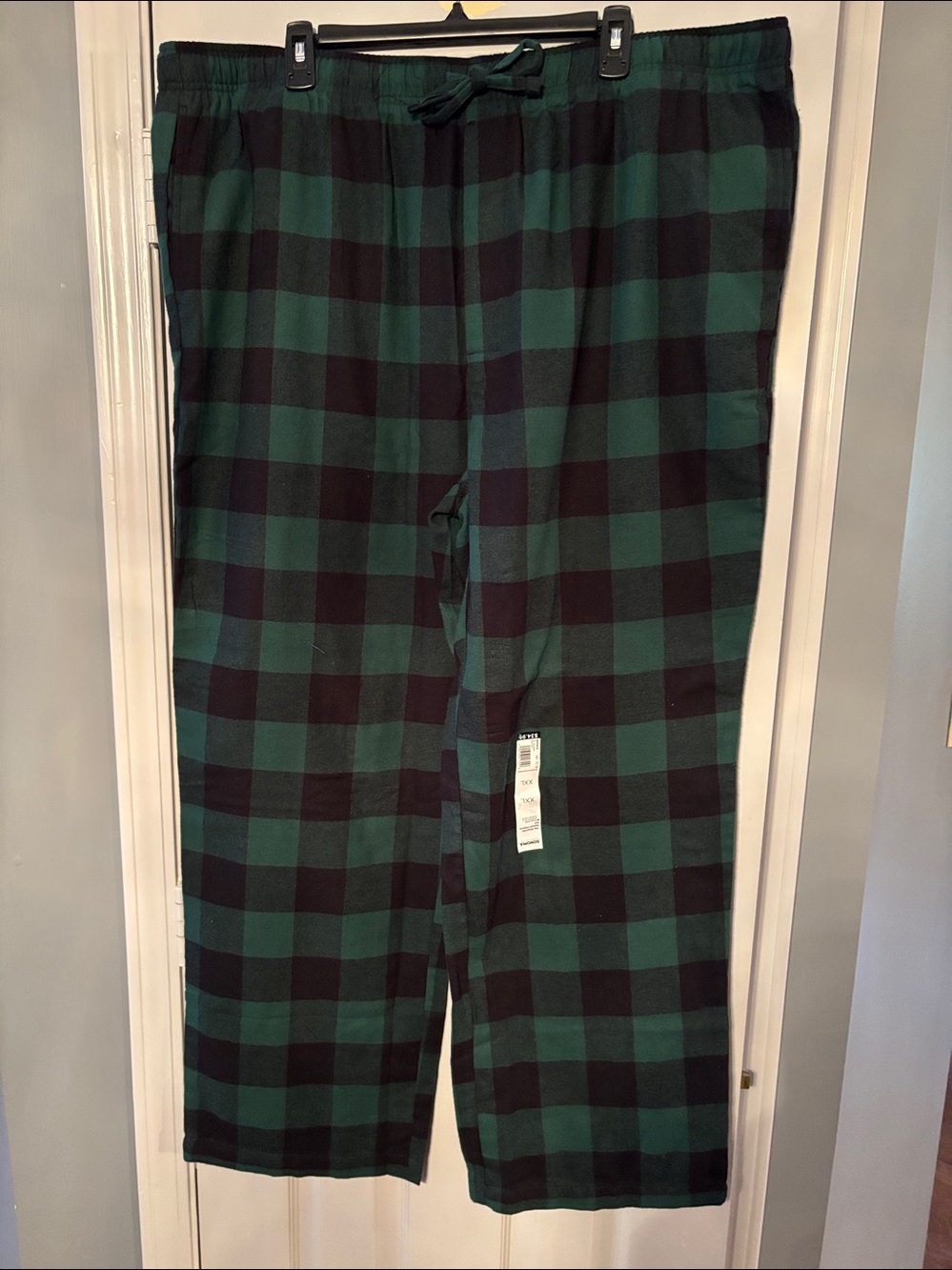 Sonoma Green & Black Plaid Summer Weight Lounge Pajama Pants NWT